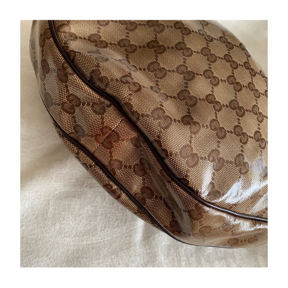 Gucci Tan GG Coated Canvas Duchessa Hobo Bag - Picture 8 of 11